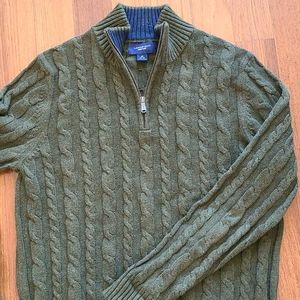 Land's End "Drifter" Cotton Sweater (Med)
